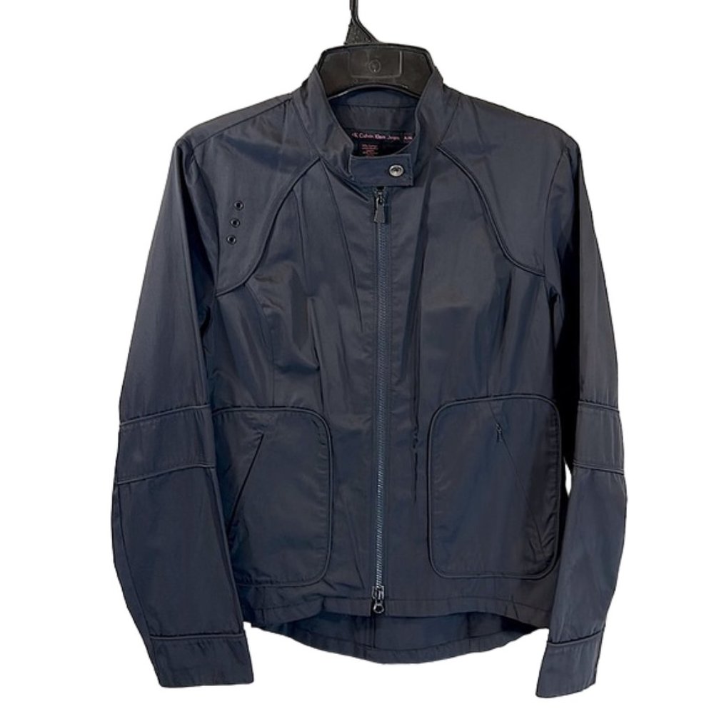 Calvin Klein Jeans Moto Jacket Black Size XL